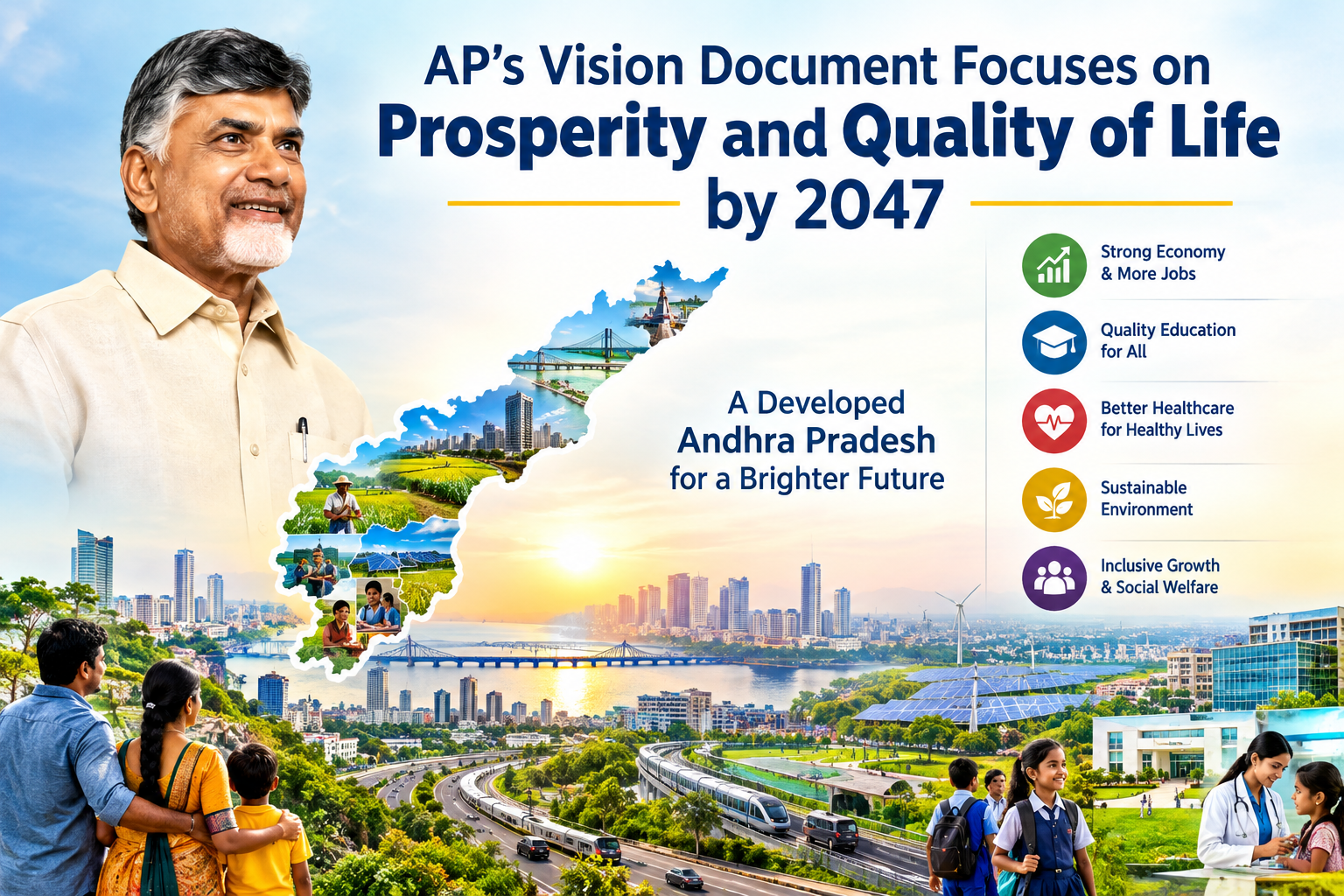  AP’s Vision Document Focuses on Prosperity and Quality of Life by 2047